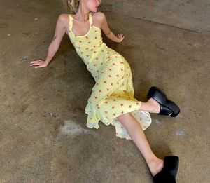 Newme Asia Floral Maxi Dress Sundress Party