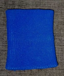 Blue Cotton Sports Wristband