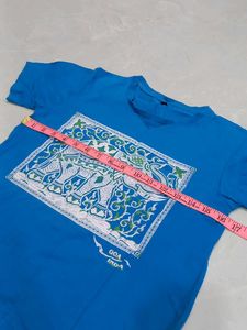 Blue Graphic T-Shirt