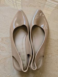 Nude Slingback Flats