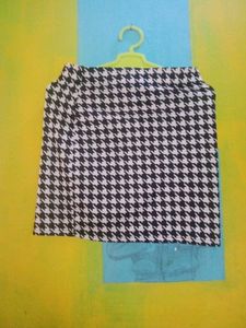 Houndstooth Mini Skirt