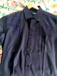 Black Party Wear Shirt size 42 almost new