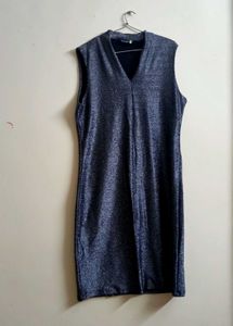 Grey Sleeveless Bodycon Dress