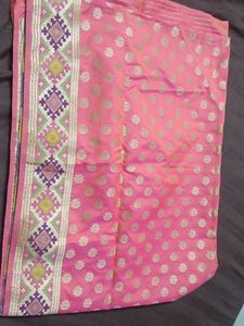 Pink Banarasi Dupatta