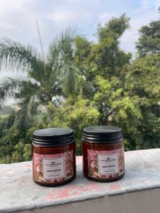 set of two candles