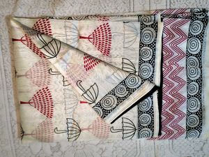 GREY AND BEIGE 2 COTTON SAREE COMBO