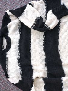 Striped Knit Sweater