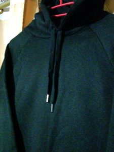 Black Warm Hoodie Dress