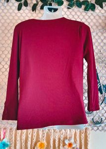 SizeM/L 🎁Buy 2 Get 1 Free 🎁Red Long Sleeve Top
