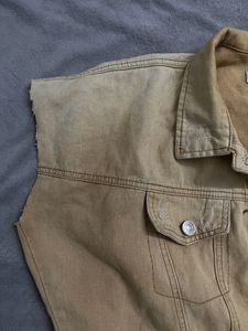 CARGO DENIM JACKET SWEATER TRENDY AESTHETIC