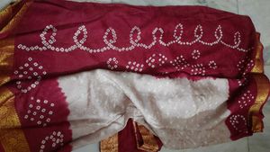 Traditional Bandhni Silk Saree