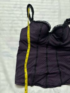 violet corset top 🪻