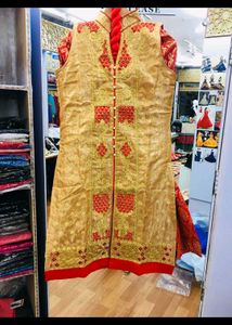 Elegant Embroidered Ethnic Gown