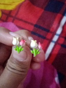 Butterfly Necklace &amp; Floral Earrings