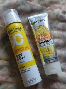 Garnier Sunscreen & Cleanser