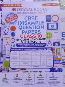 Cbse Class 10 English Sample Papers, Question Bank