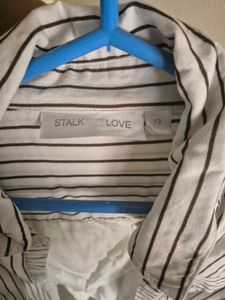Striped Shirt Dress (Stalk Buy Love)