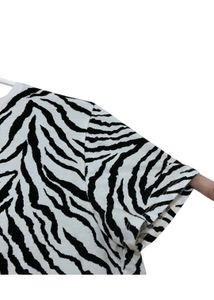 Zara Zebra Animal Print T Shirt