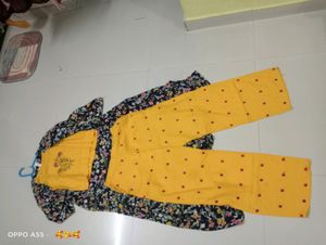 Pant,Crop Top,Srug - Pair