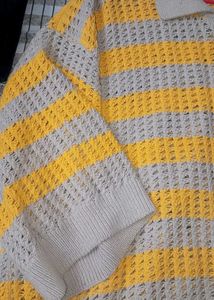 trendy mens crochet top