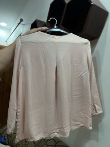 Bershka Pink Zipper Crop Top
