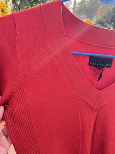 Women Sweater (Brick Colour)