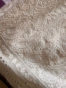 Elegant White Embroidered Kurta