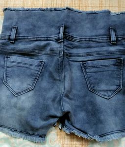 High Waisted Denim Shorts