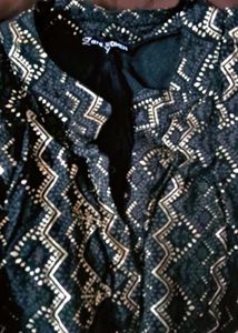 Ethno- Western Fit N Flare Dress For Summers