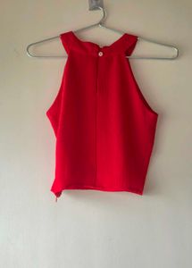 Women&#39;s Red Halter Top