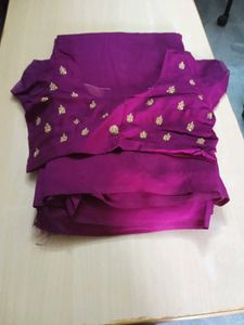 Elegant Purple Saree