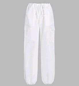 White Cargo Pants