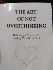 THE ART OF NOT OVERTHINKING BOOK