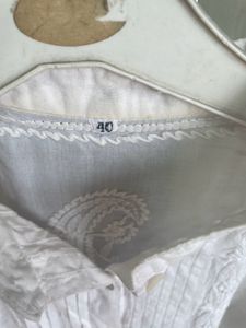 Chikankari White Cotton tunic Kurta