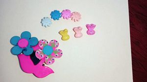 Floral Hair Clip And Claws
