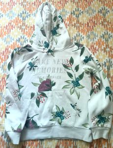 Floral Print Hoodie
