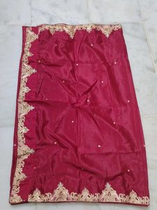 Embroidered Cream Lehenga