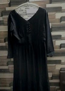 Little Black Velvet Dress