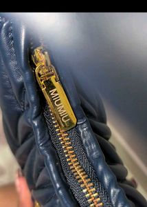 Miu-Miu Quilted Leather Handba