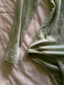 Green Long Sleeve Bodysuit
