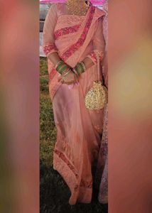 Elegant Embroidered Saree