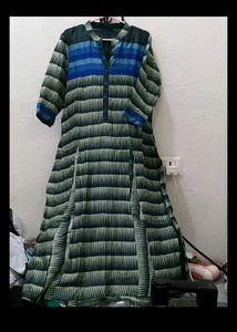Blue Plazo Set