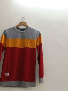 Mens Color Blocked T-Shirt sweatshirt