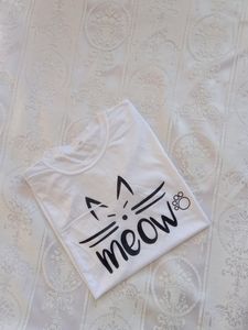 Meow Cat Graphic Tee