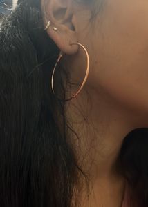 Big Golden Hoop Earrings