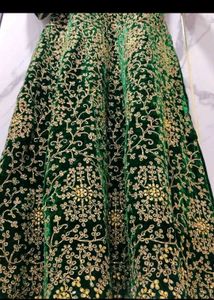 Luxurious velvet gown