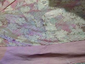 Pink Floral Silk Soft saree