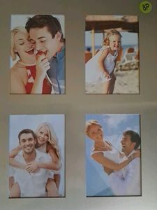 Multi-Photo Hinged Picture Frame