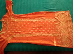 Aurelia Orange Kurta