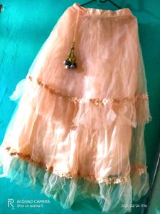 Floral print princess dress 🧡